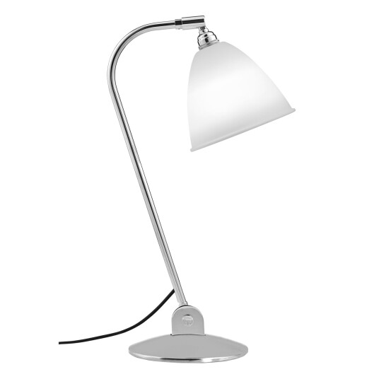 Gubi - Bestlite - Bl2 Bordslampa, Krombas, Finish: Bone China - Bordlamper - Robert Dudley Best - Hvit