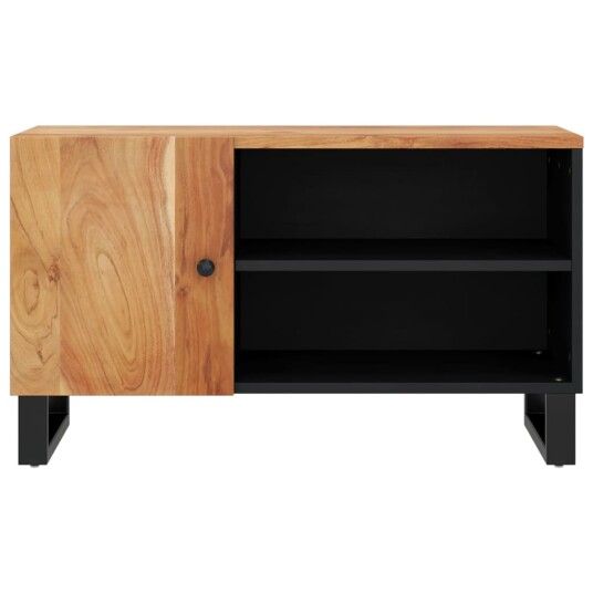 vidaXL TV-benk 80x33x46 cm heltre akasie og konstruert tre vidaXL TV-benk 80x33x46 cm heltre akasie og konstruert tre
