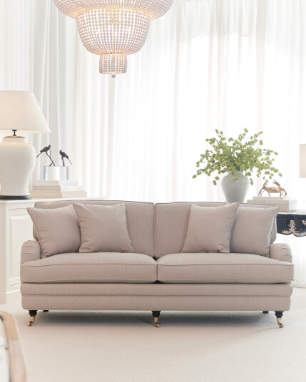 Howard Heritage sofa 3 seter sandfarge Howard Heritage sofa 3 seter sandfarge