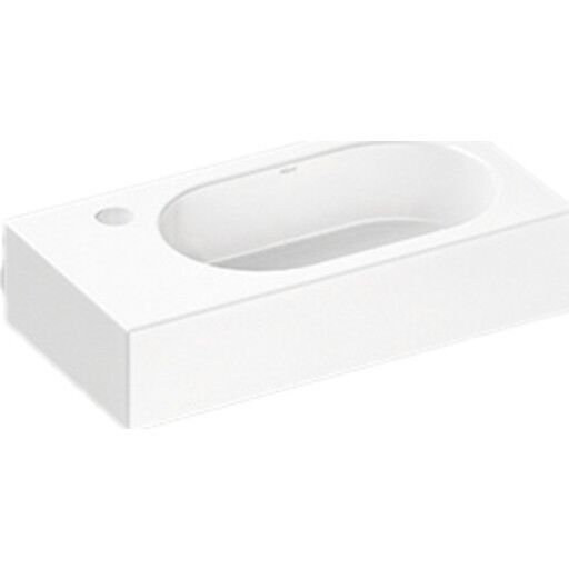 Alape Fusion.S servant, 45x23,6 cm, høyre, hvit