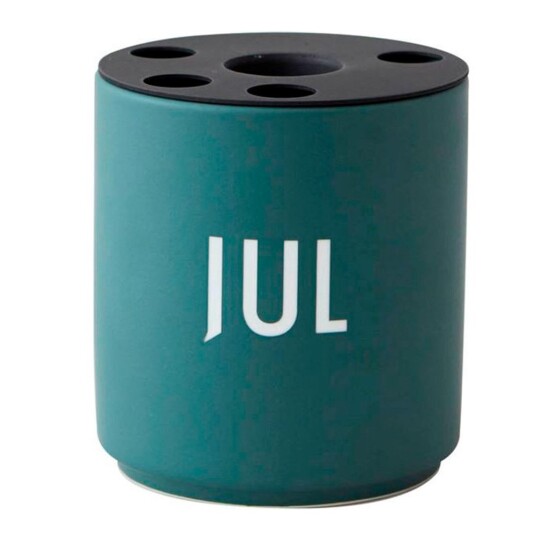 Design Letters Jul lysestake mørk grønn