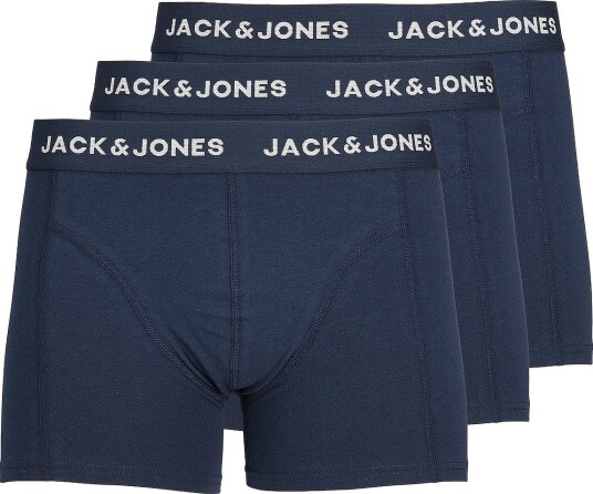 Jack & Jones Jacanthony Trunks 3 Pack Blue Navy S