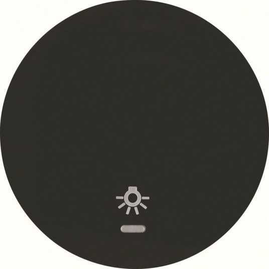 Hager 16212035 Vippearm For R.1 Og R.3 Enkel Vippe Svart Symbol Lys