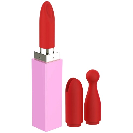 Xocoon Sealed With A Kiss Leppestiftvibrator Rød Xocoon Sealed With A Kiss Leppestiftvibrator Rød