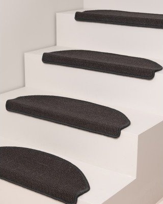 Kilands Sisal svart 44 trappeteppe