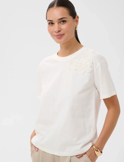 Kaffe Karosie Tee   Cream   L