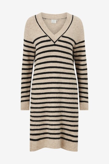 Kaffe Kjole kaJuno Knit Dress Beige Kaffe Kjole kaJuno Knit Dress Beige