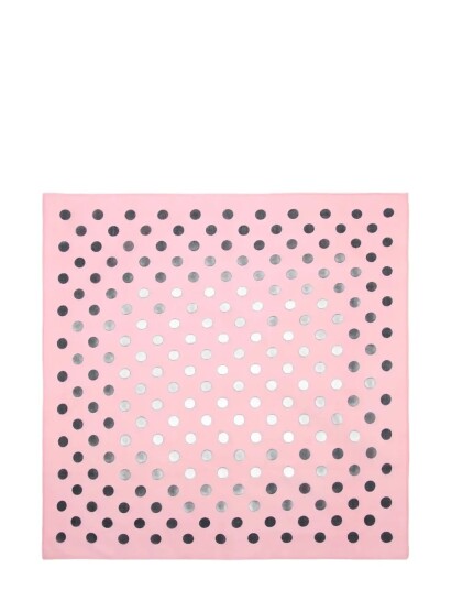 Mango Polka Dot Print Scarf Pink ONE SIZE