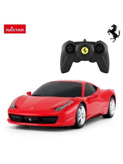 Rastar 1:18 Ferrari 458 Italia Radiostyrt Bil Rød