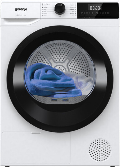 Gorenje DHNE82 Kondenstrommel med Frontlading Hvit Gorenje DHNE82 Kondenstrommel med Frontlading Hvit