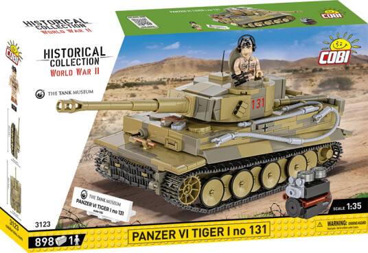 COBI Byggesett – Historical Collection WWII 896 Deler – Panzer VI Tiger I no 131