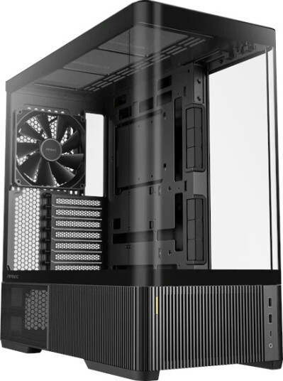 Antec C6 Curve Air Midi Kabinett med Herdet Glass - Svart