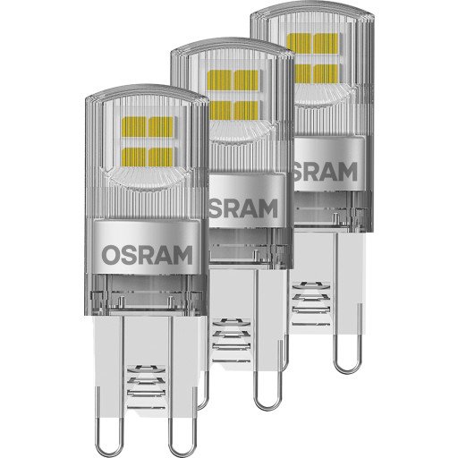 Osram LED Pin 1,9W/827 (30W) G9, Pakke á 3 stk.
