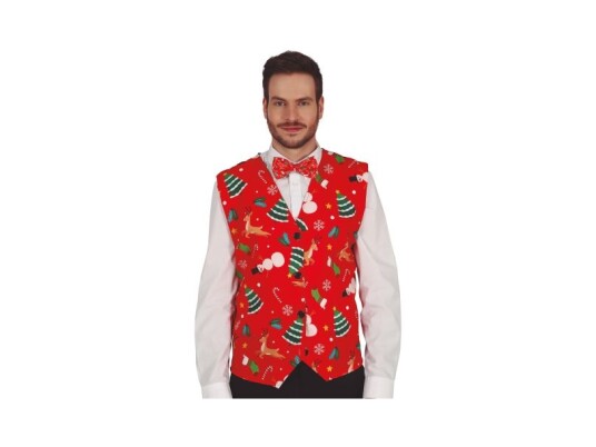 Fiesta Rød Julevest