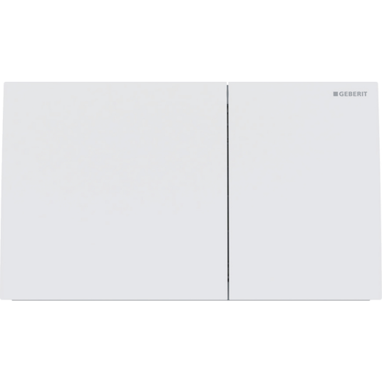Geberit Sigma70 Betjeningsplate Hvit matt, Easy-to-clean-belegg