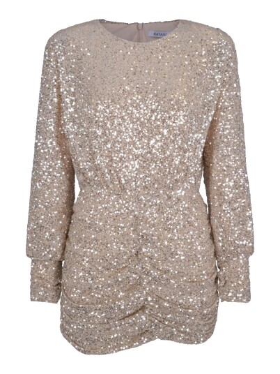 Kayani Serina Sequin Mini Gown Dress