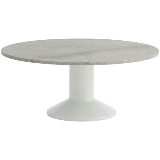 Muuto Midst Salongbord Ø90 Cm / Sofabord Marmor Grå 10397