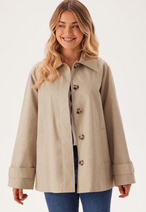 BUBBLEROOM Short Raglan Jacket Beige XS BUBBLEROOM Short Raglan Jacket Beige XS