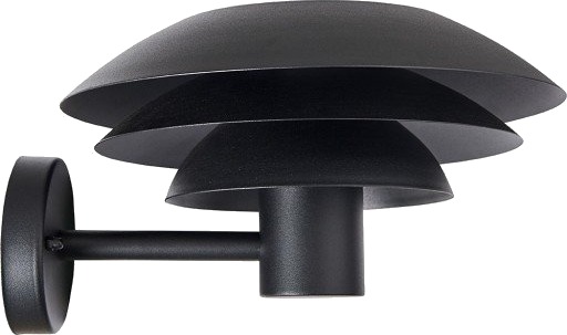 Dyberg Larsen DL31 utendørs vegglampe IP44 - Svart