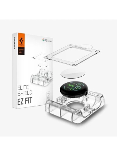 Spigen EliteShield EZ Fit 2-pakning Skjermbeskytter til Google Pixel Watch 41mm Spigen EliteShield EZ Fit 2-pakning Skjermbeskytter til Google Pixel Watch 41mm