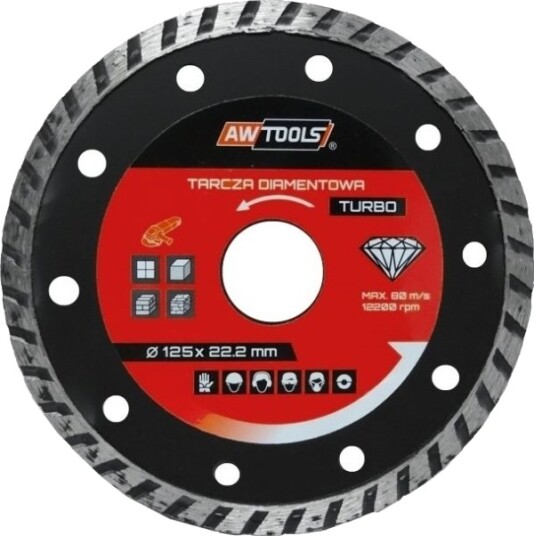 Awtools Turbo Diamantskive 230 X 22,2 Mm (Aw47230)