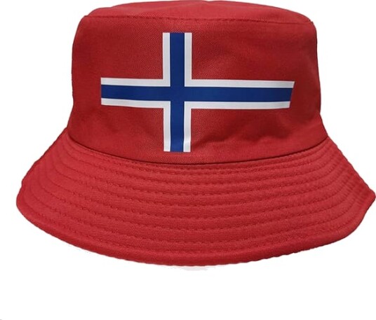 VM 2026 Norge Flagg Bøttehatt – En Heiehatt Designet for Fans