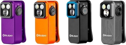 Lommelykt OLIGHT Oclip Pro   500 lm / 57 mm / Oppladbar Svart