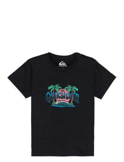 Quiksilver Ev Palm Horizon Ss Boy Black 104 Quiksilver Ev Palm Horizon Ss Boy Black 104