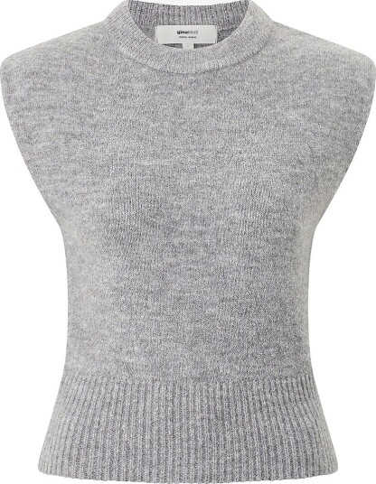 Gina Tricot Vest Knitted vest Grå Gina Tricot Vest Knitted vest Grå