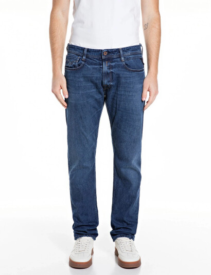 Replay Rocco Trousers Comfort Original   Blue   29 x 32