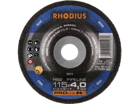 Rhodius 200172 Rs2 Pipeline Skrubskive 25 Stk