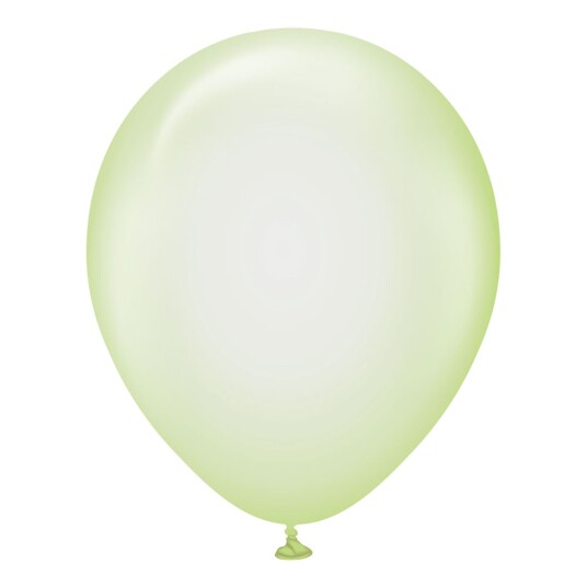 Ballongkungen AB Lateksballonger Professional Grønne Pure Crystal - 25-pakning