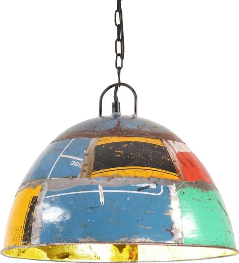 vidaXL Industriell vintage hengelampe 25 W flerfarget rund 41 cm E27 vidaXL Industriell vintage hengelampe 25 W flerfarget rund 41 cm E27