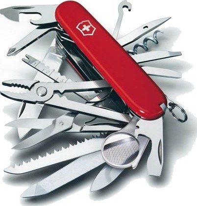 Victorinox Swiss Champ Multiverktøy 33 Funksjoner Rød, Rustfritt Stål Victorinox Swiss Champ Multiverktøy 33 Funksjoner Rød, Rustfritt Stål