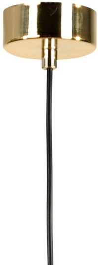 Euluna pendellampe Spinn 1-lys glass Ø 35 cm