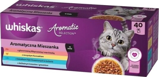 Whiskas Multipack Blandede Smaker 40X85 G Whiskas Multipack Blandede Smaker 40X85 G