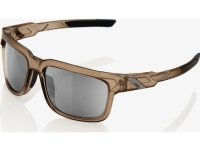 100% Okulary Type-S Matte Translucent Crystal Sepia HiPER Silver Mirror Lens 100% Okulary Type-S Matte Translucent Crystal Sepia HiPER Silver Mirror Lens