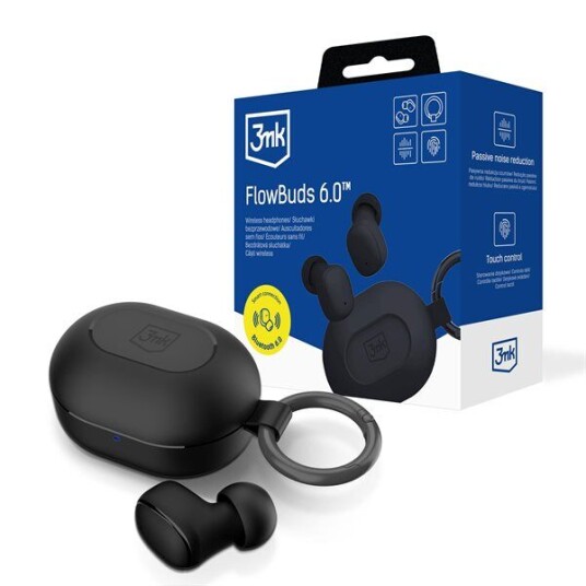 TWS 3mk FlowBuds 6.0 Svart
