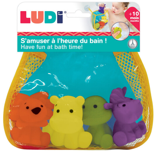 Ludi Bath animal with storage net LU40064 Ludi Bath animal with storage net LU40064