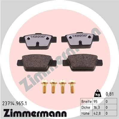 Bremseklosser ZIMMERMANN 23714.965.1