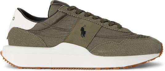 Polo Ralph Lauren Train 89 Suede Paneled Sneaker CRUISE OLIVE 40 Polo Ralph Lauren Train 89 Suede Paneled Sneaker CRUISE OLIVE 40