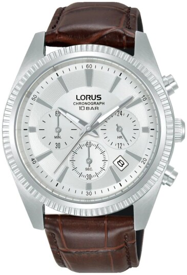 Lorus Herreklokke RT305LX9 Classic Sølvfarget/Lær Ø42 mm Lorus Herreklokke RT305LX9 Classic Sølvfarget/Lær Ø42 mm