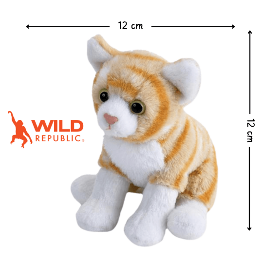 Pocketkins Eco Cat Plush 12cm | Wild Republic Pocketkins Eco Cat Plush 12cm | Wild Republic