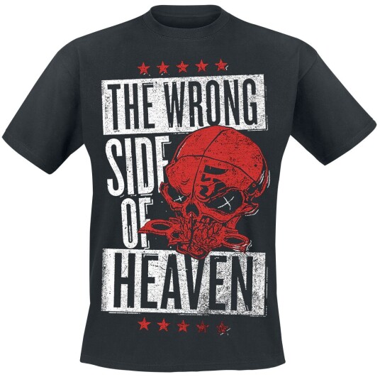Five Finger Death Punch T-skjorte The Wrong Side Of Heaven The Righteous Side Of Hell S til XXL Herrer svart Five Finger Death Punch T-skjorte The Wrong Side Of Heaven The Righteous Side Of Hell S til XXL Herrer svart