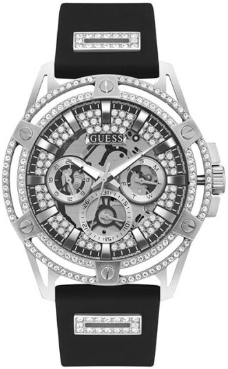 Guess Herreklokke GW0537G1 Multifunction Sølvfarget/Stål Ø48 mm Guess Herreklokke GW0537G1 Multifunction Sølvfarget/Stål Ø48 mm