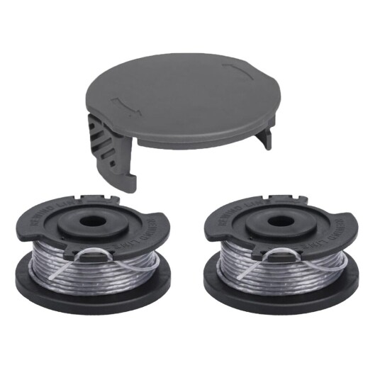 INF Trådsneller med trimmertråd for Bosch EasyGrassCut 18-230 gresstrimmer Sort