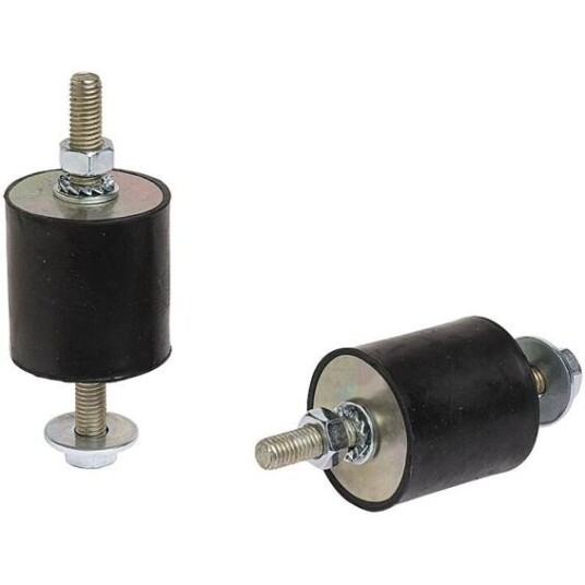 GrøntKlima AS Vibrasjonsdempere Sylindrisk 30 X 25mm Galvanisert 4pk