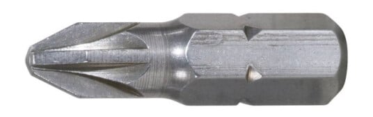 Ks Tools 910.2226, Pozidriv, Rustfritt Stål, Din 3126, Iso 1173 - C 6,3, 25 Mm, 4 G, 25,4 / 4 Mm (1 / 4")