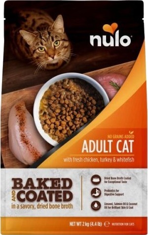 Nulo Cat Adult Baked & Coated Fresh Chicken Turkey & Whitefish 2 kg Nulo Cat Adult Baked & Coated Fresh Chicken Turkey & Whitefish 2 kg