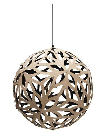 David Trubridge Taklampe Ø60 Sort Innside